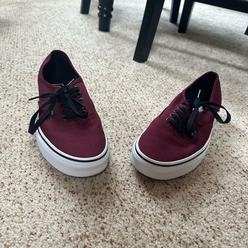 Vans Burgundy Sneakers